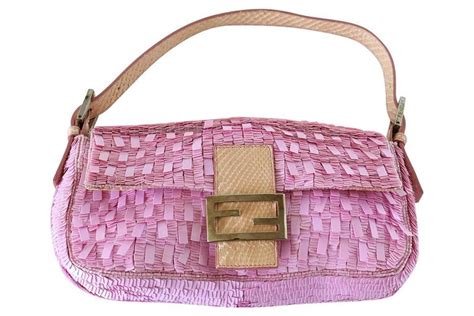 vintage fendi purse pink|pre owned fendi.